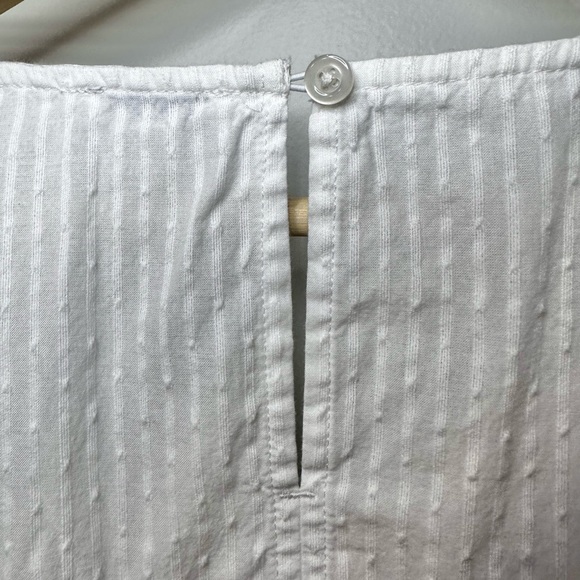 J. Crew Factory White Petite Lightweight Cotton Top - Picture 9 of 12